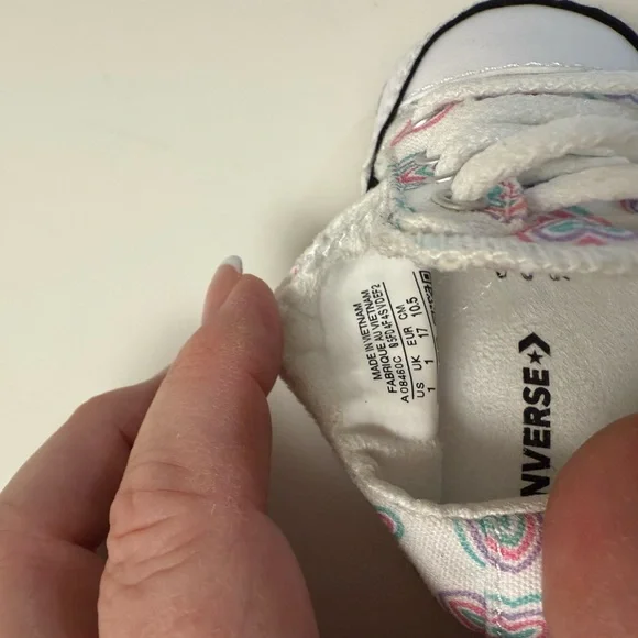 CONVERSE Cotton Canvas Pre-walker Sneakers - Picture 4 of 4